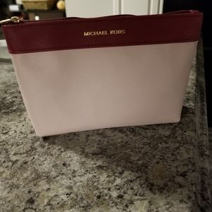 Michael Kors travel/makeup bag